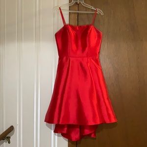 Red dress size 1 good condition with pockets